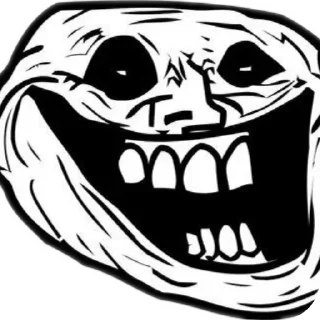 Sticker trollface @Absolute_APECTOBAH - 10