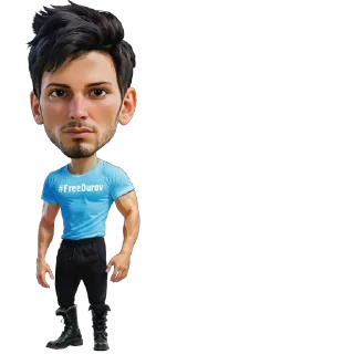 Стикер #FreeDurov @memo_cats - 2