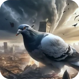 Sticker Голубиный домик - 9