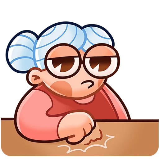 Sticker GrannyVK_BezTexta - 1