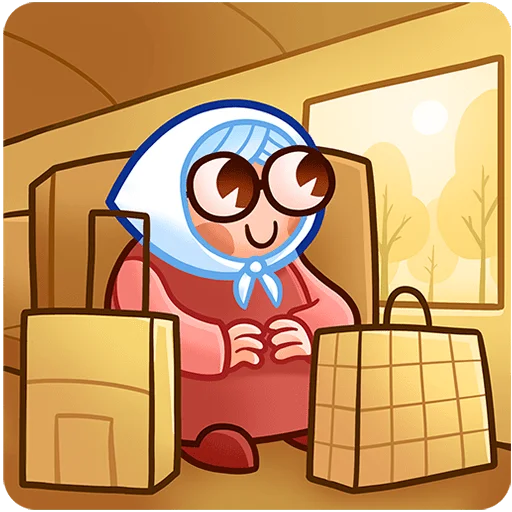 Sticker GrannyVK_BezTexta - 1