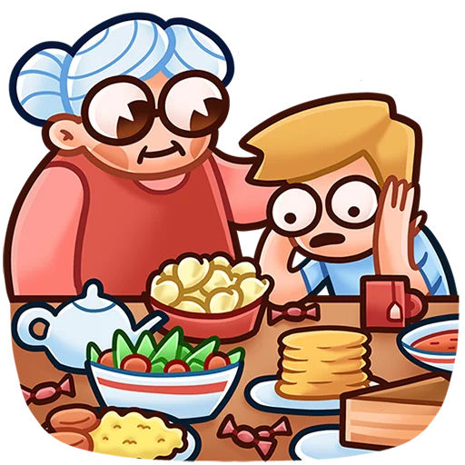 Sticker GrannyVK_BezTexta - 1