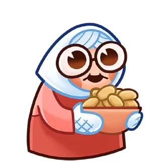 Sticker chpic.su • @Premium_EmojiTG | Бабуля без текста - 10