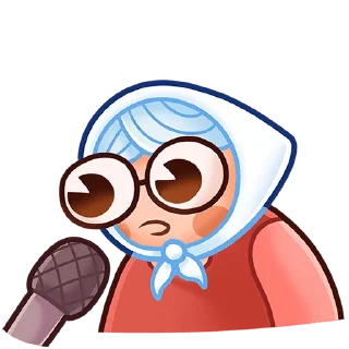 Sticker chpic.su • @Premium_EmojiTG | Бабуля без текста - 4