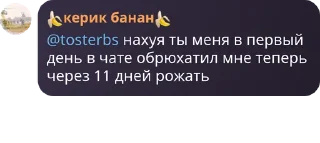 Sticker Хуйня от @TosterBoSinnchik - 6