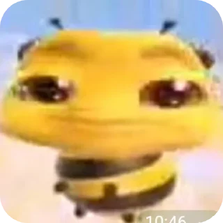 Sticker Шмель емобойчик - 3