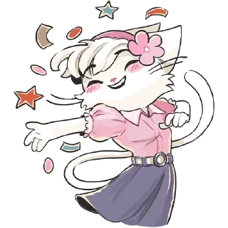 Sticker chpic.su • @Premium_EmojiTG | Кошечка Мия - 4