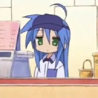 Sticker 彡Konata Izumi★Lucky star☆ @TgEmodziBot - 7