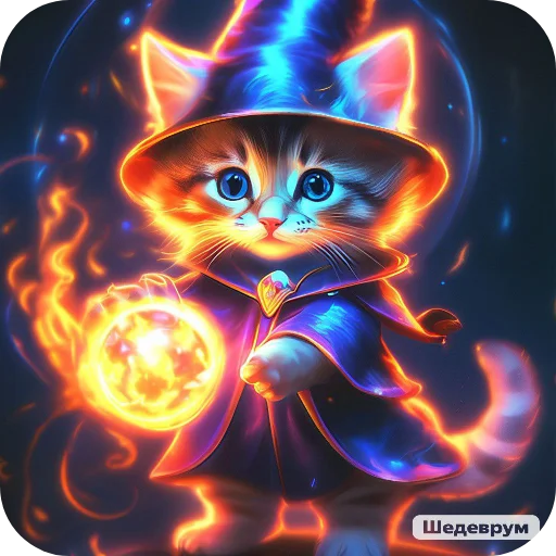 Sticker KotikVolshebnik5 - 1