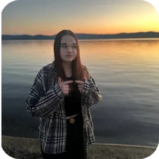 Sticker Лицо мадамы - 8