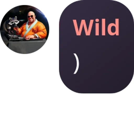 Sticker MapacheAzul - 1