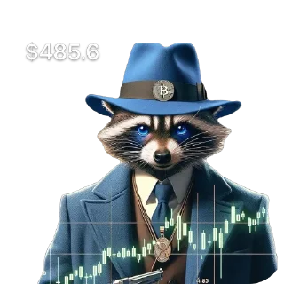 Стикер Mapache Azul - 11