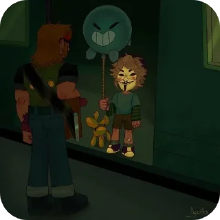 Стикер 👻ART Gus Ghost MEM - 9