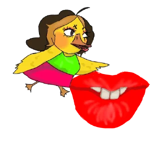 Стикер Утиные стикеры - 8