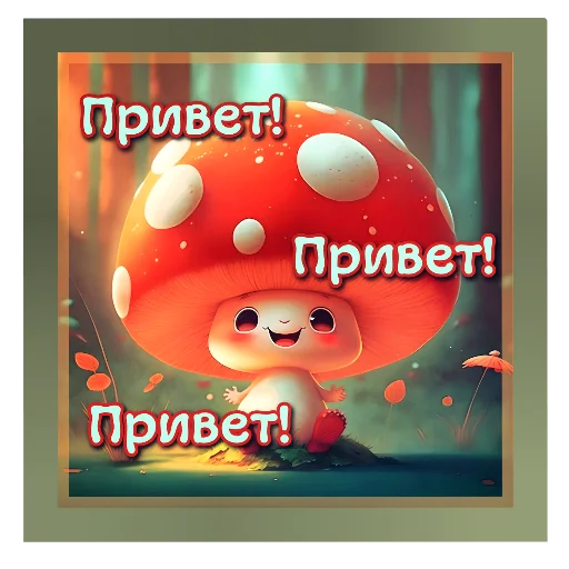 Sticker Otkrytki5OtKanalaKrolichiLapochki - 1