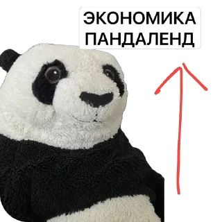 Стикер Панды - 8