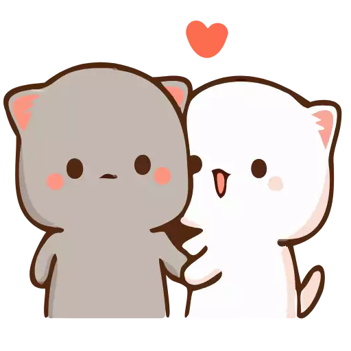 Sticker PeachAndGomaAnimatedPack - 1