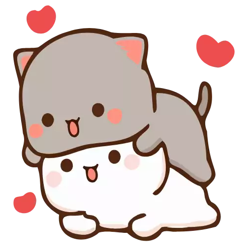 Sticker PeachAndGomaAnimatedPack - 1