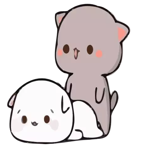 Стикер PeachAndGomaAnimatedPack - 1