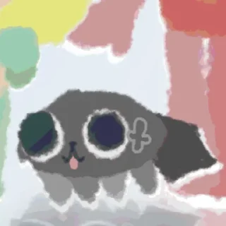 Стикер Pebble is so cute 🥰 ^^ @TgEmodziBot - 1