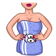 Стикер Полотенце такой разный - 0