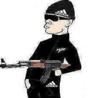 Sticker Котики котята цветочки - 8