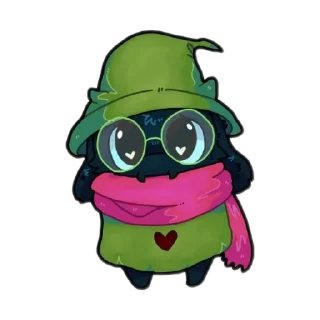 Стикер Ralsei by @ItzPolter - 3