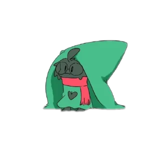 Стикер Ralsei by @ItzPolter - 6