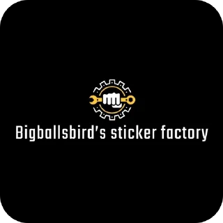 Стикер BIGBALLSBIRD STICKER PACK - 10