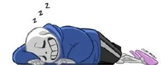 Стикер Санёк | ЛС: @Sans_the_lazy_bones - 9