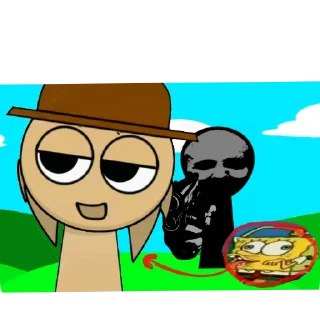 Sticker Спрунки фд – изгои @Gaufr3tte - 6