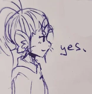 Sticker Votv love - 9