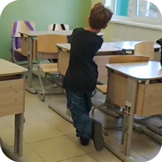 Sticker Жёсткий пупс - 11