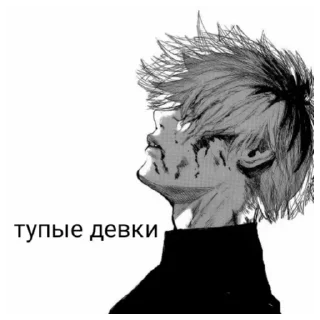 Sticker женщины мне похуй я сещиро акащи и я один!!!! - 2