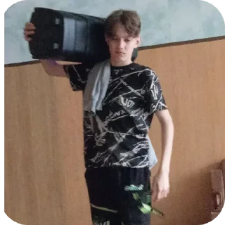 Стикер щовєль плачіт 22 - 4