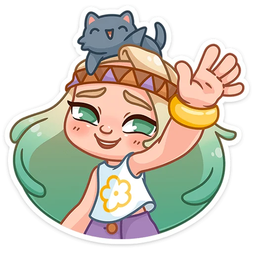 Ромашка • @TgSticker - 