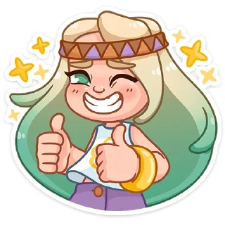 Стикер Ромашка • @TgSticker - 2