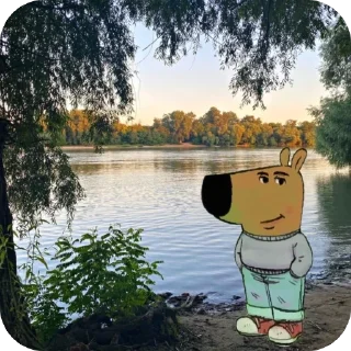 Sticker Chill guy - 8