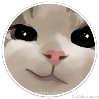 Sticker Котокружочки @colored_emotions - 9