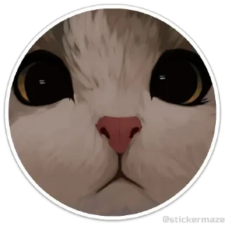 Sticker Котокружочки @colored_emotions - 11