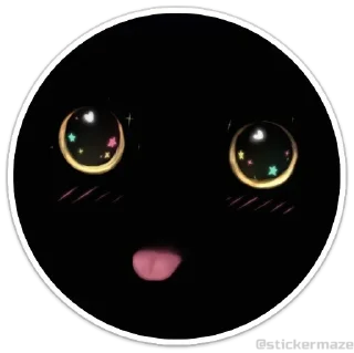 Sticker Котокружочки @colored_emotions - 6