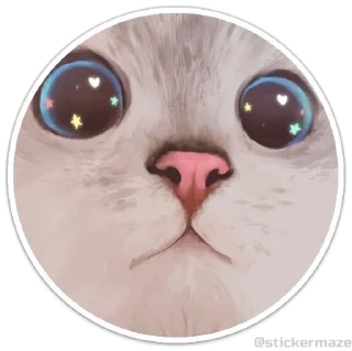 Sticker Котокружочки @colored_emotions - 3
