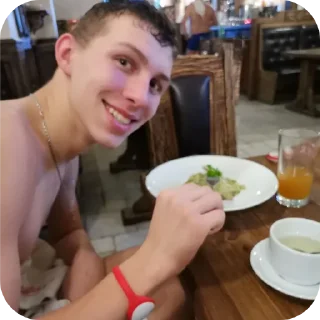 Sticker Кетик дрокает на лололошку - 2