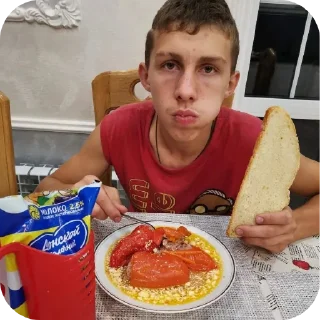 Sticker Кетик дрокает на лололошку - 5