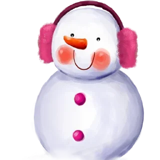 Стикер ❄ Cute‌⛄Snowman ❄ - 4