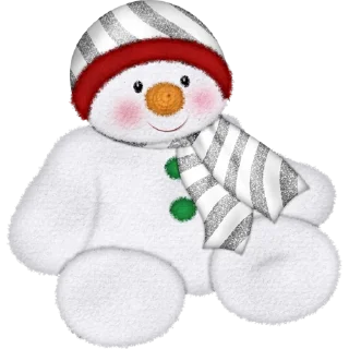Стикер ❄ Cute‌⛄Snowman ❄ - 5
