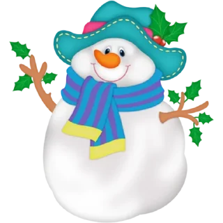 Стикер ❄ Cute‌⛄Snowman ❄ - 3