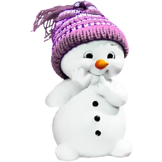 Стикер ❄ Cute‌⛄Snowman ❄ - 11