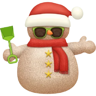 Стикер ❄ Cute‌⛄Snowman ❄ - 2