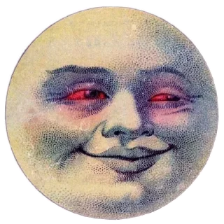 Sticker dark moon - 6